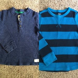 2 Thermal Long Sleeve Shirts